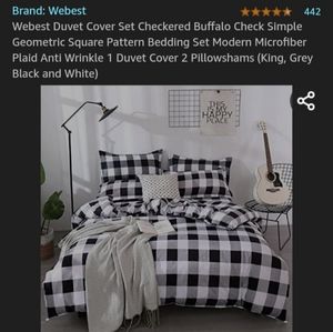 Webest king duvet cover set
